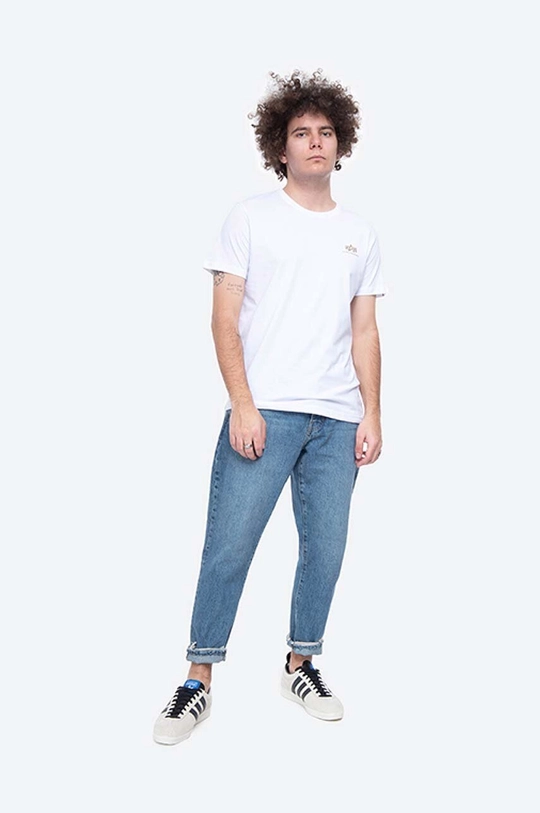 Alpha Industries cotton T-shirt Basic white