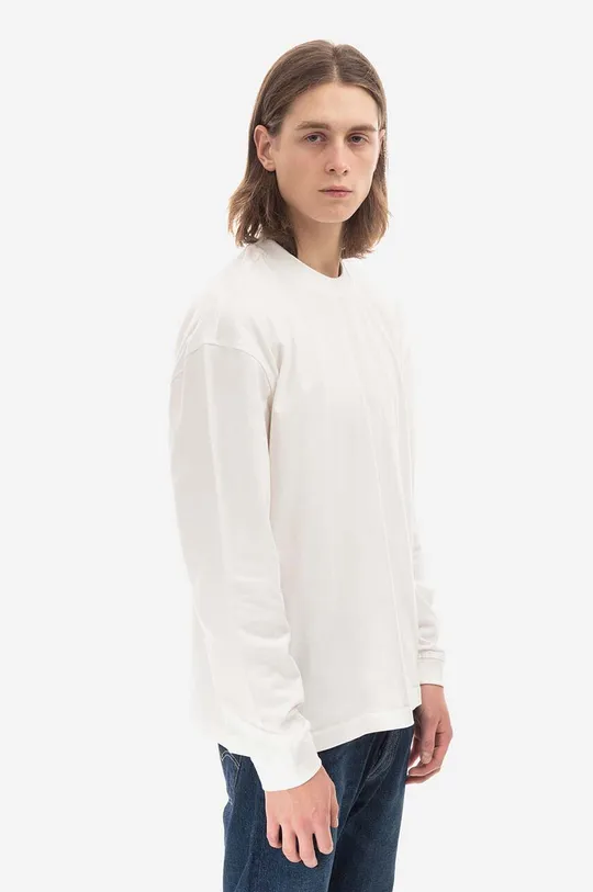 Bavlnené tričko s dlhým rukávom Guess Long Sleeve Mockneck