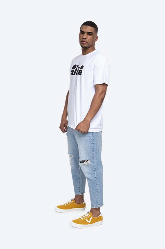 Alife cotton T-shirt Bubble Logo Tee white