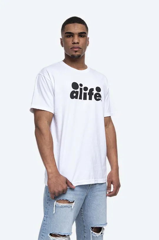 Βαμβακερό μπλουζάκι Alife Bubble Logo Tee Ανδρικά