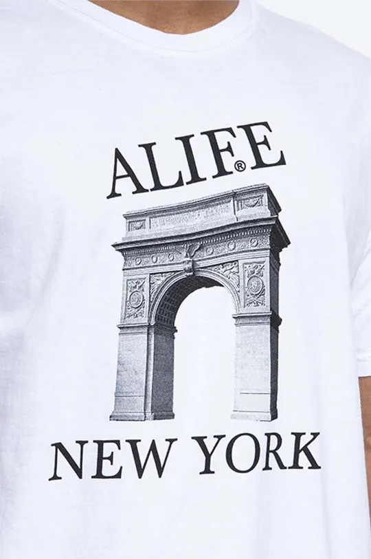 чорний Бавовняна футболка Alife