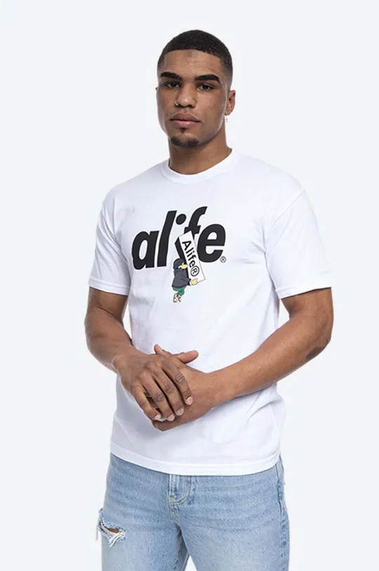 Alife t-shirt bawełniany Boostin Męski