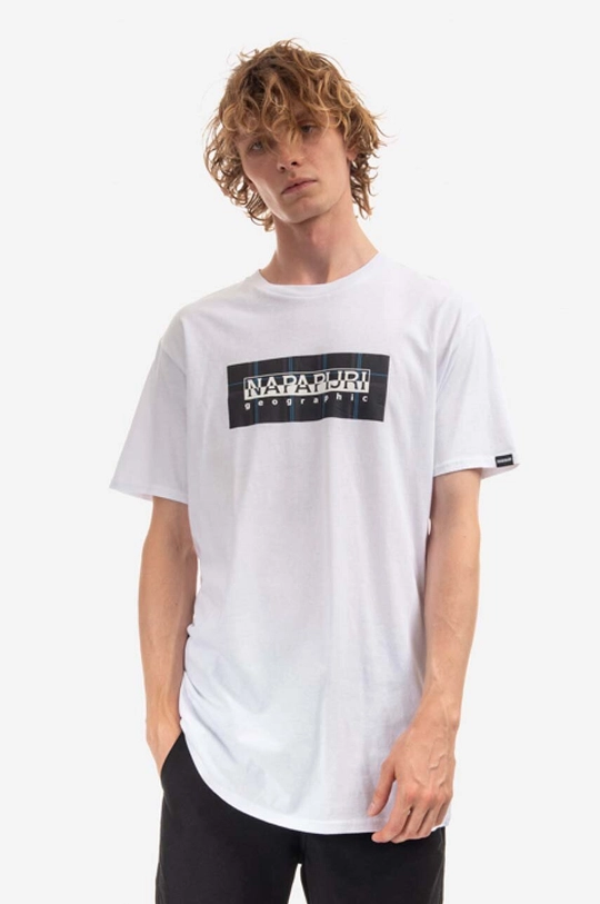 white Napapijri cotton t-shirt Men’s