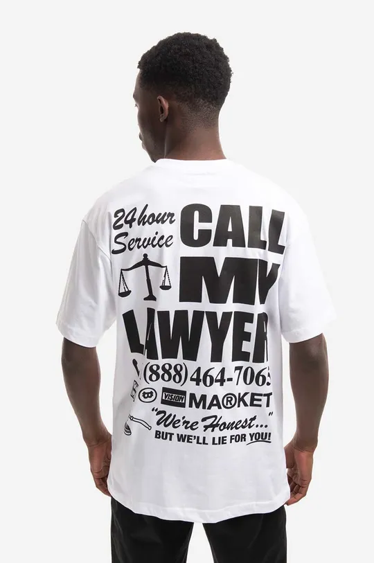 Памучна тениска Market 24 HR Lawyer Service Pocket Tee 100% памук