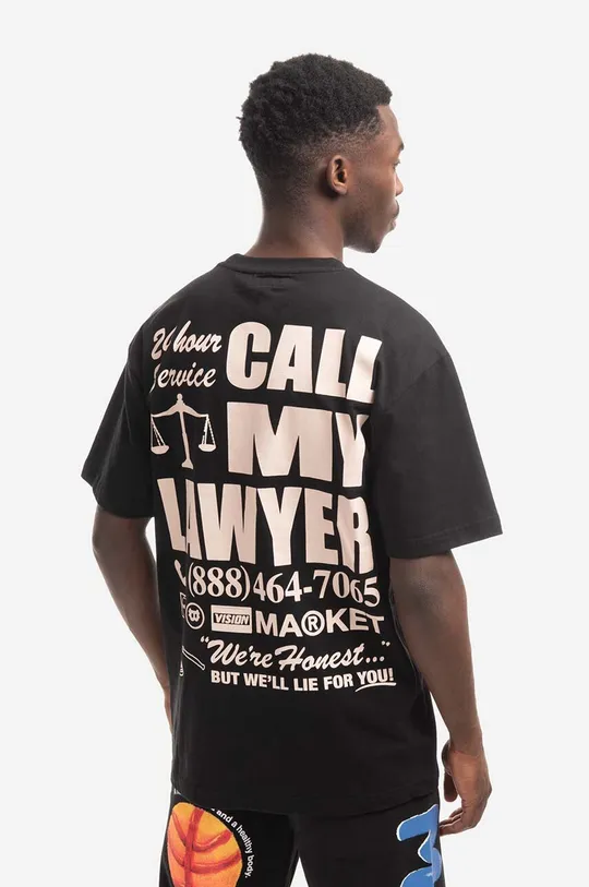 Хлопковая футболка Market 24 HR Lawyer Service Pocket Tee  100% Хлопок