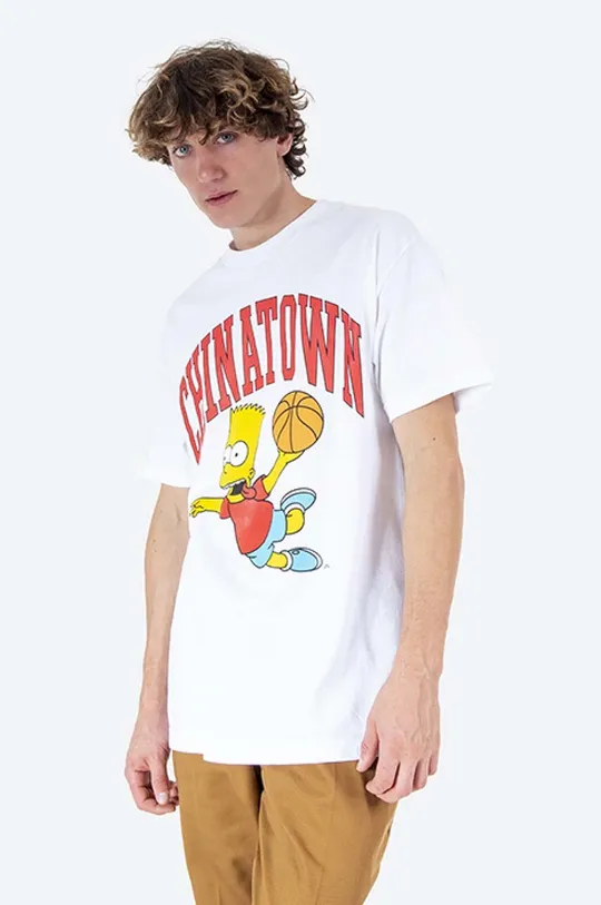 Market t-shirt bawełniany Chinatown Market x The Simpsons Air Bart Arc T-shirt Męski