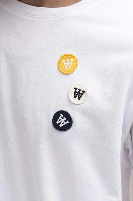 white Wood Wood cotton T-shirt Ace Patches T-shirt