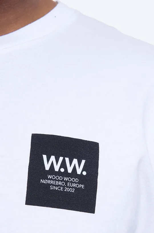 white Wood Wood cotton T-shirt Box