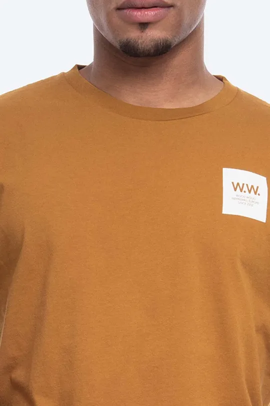yellow Wood Wood cotton T-shirt Box