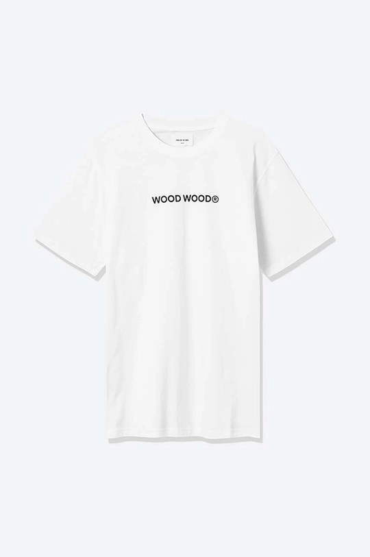 Wood Wood cotton T-shirt Sami Logo T-shirt white