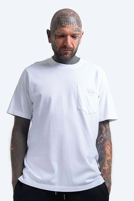 white Wood Wood cotton T-shirt Bobby Pocket Men’s