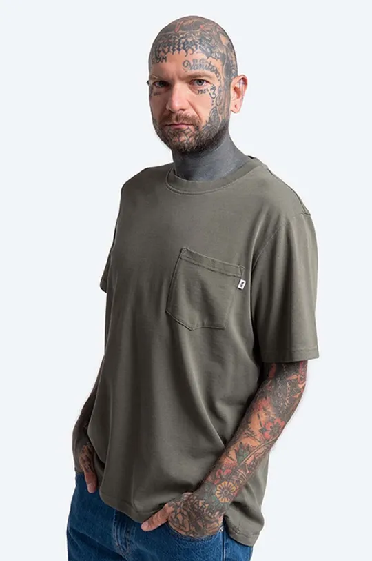 Wood Wood tricou din bumbac Bobby Pocket