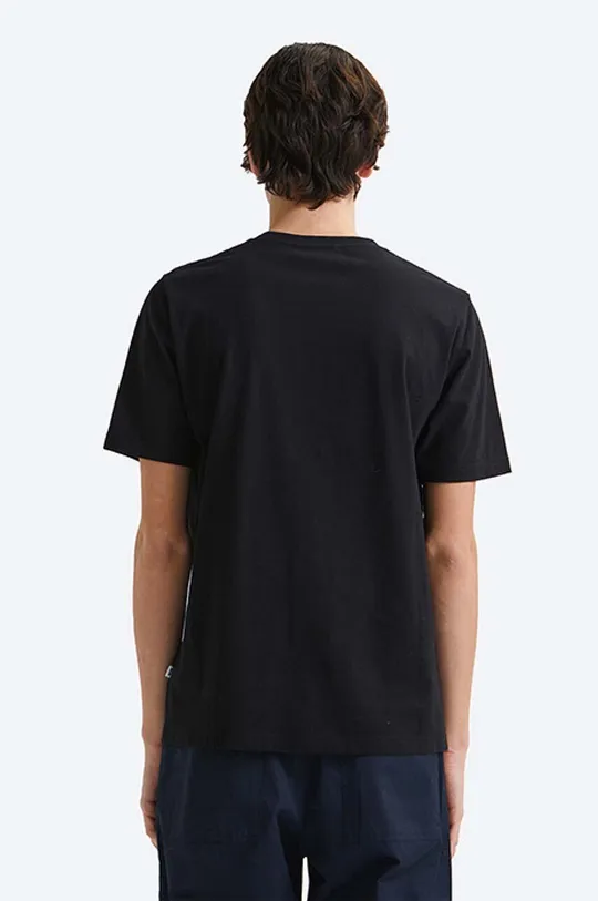 Βαμβακερό μπλουζάκι Wood Wood Sami Lightening T-shirt μαύρο