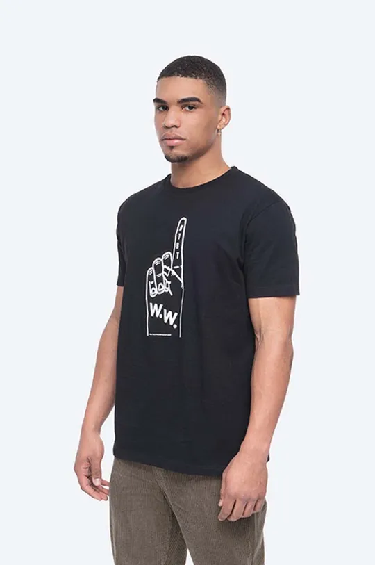 black Wood Wood cotton T-shirt High Jump Men’s