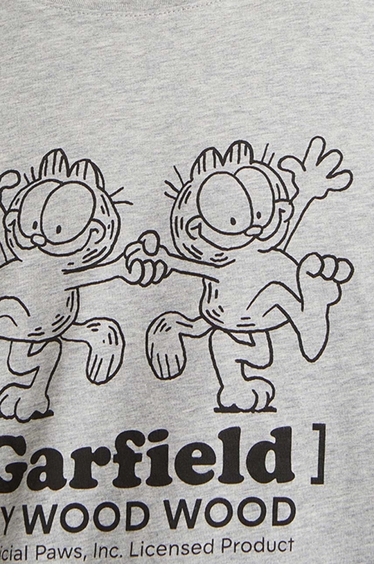 Wood Wood tricou din bumbac Ace x Garfield  100% Bumbac organic