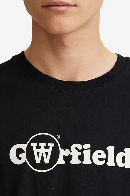 Bombažna kratka majica Wood Wood Ace x Garfield 100 % Organski bombaž