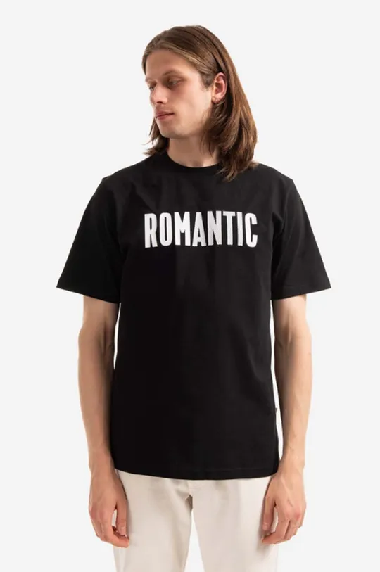 czarny Wood Wood t-shirt bawełniany Romantic Męski