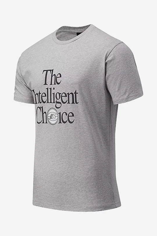 Βαμβακερό μπλουζάκι New Balance  100% Οργανικό βαμβάκι