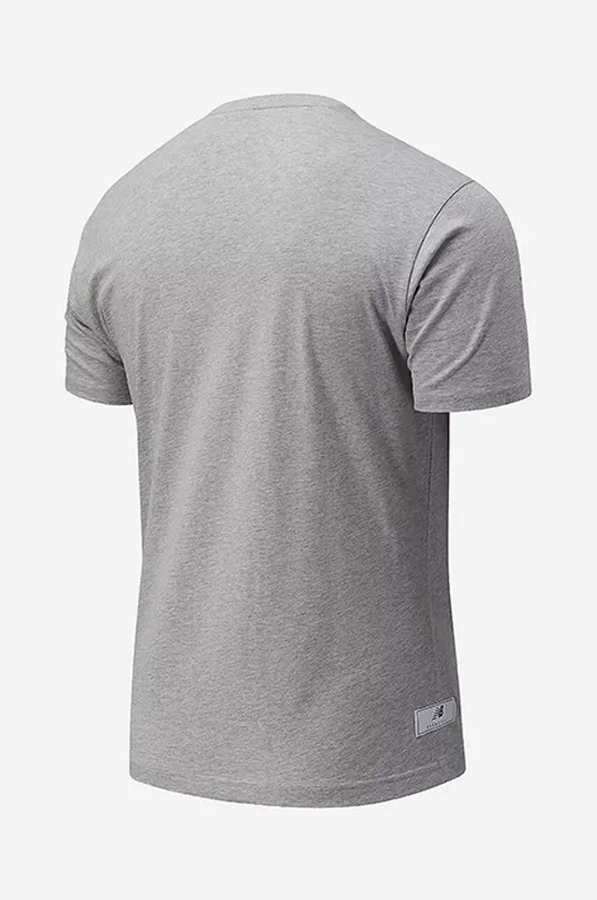 szary New Balance t-shirt bawełniany