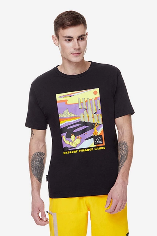 negru New Balance tricou De bărbați