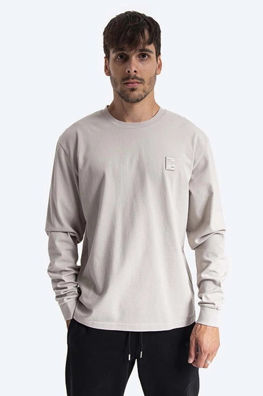 brown Filling Pieces cotton longsleeve top Men’s