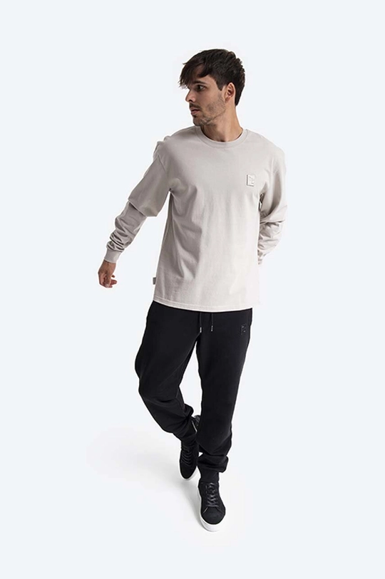 Filling Pieces longsleeve bawełniany brązowy