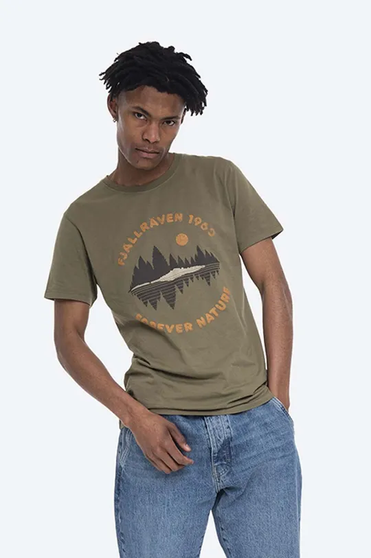 Fjallraven tricou din bumbac Forest Mirror