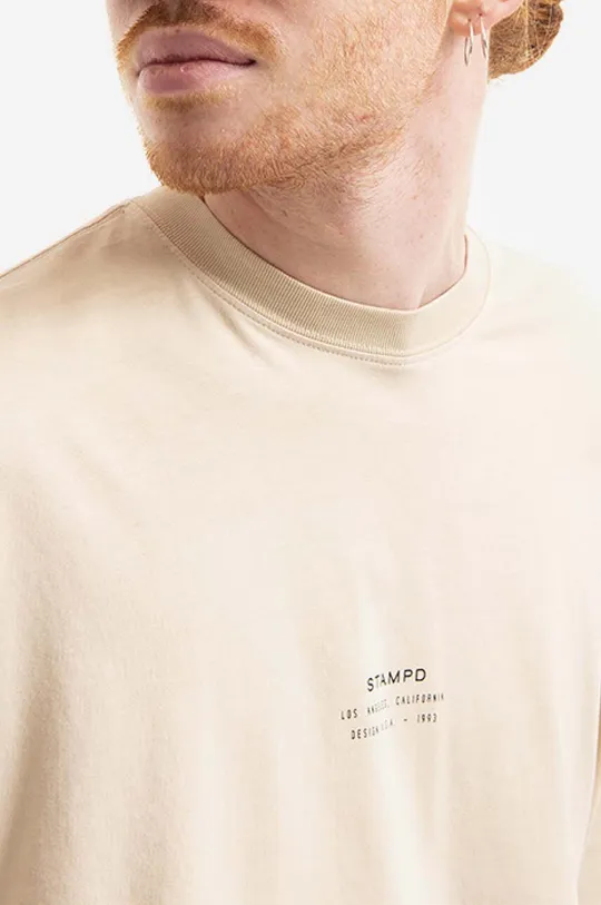 Βαμβακερή μπλούζα με μακριά μανίκια STAMPD