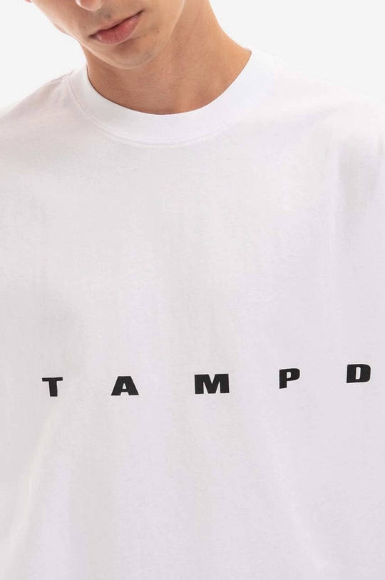 white STAMPD cotton t-shirt