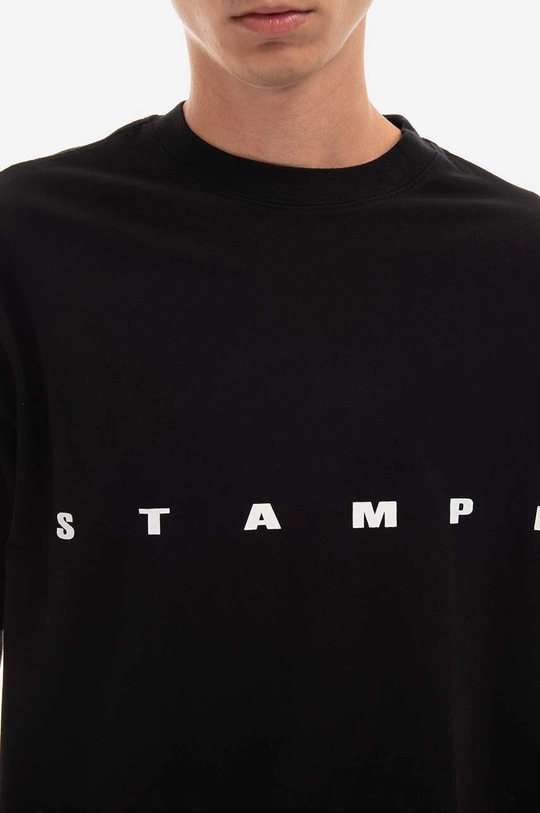 black STAMPD cotton t-shirt