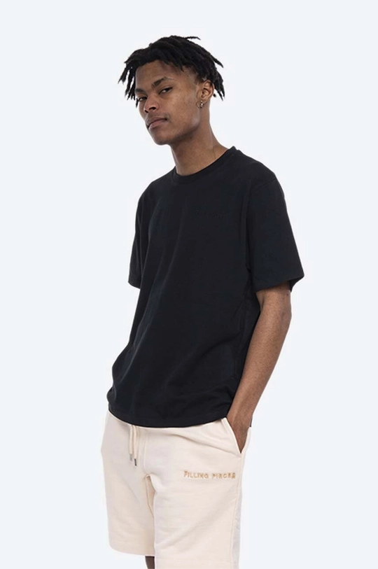 negru Filling Pieces tricou din bumbac Essential Core Logo Tee De bărbați