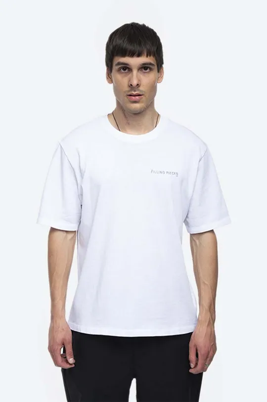 Filling Pieces t-shirt bawełniany Essential Core Logo Tee Męski