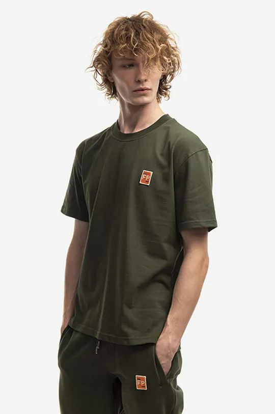 verde Filling Pieces tricou din bumbac Tee Lux De bărbați