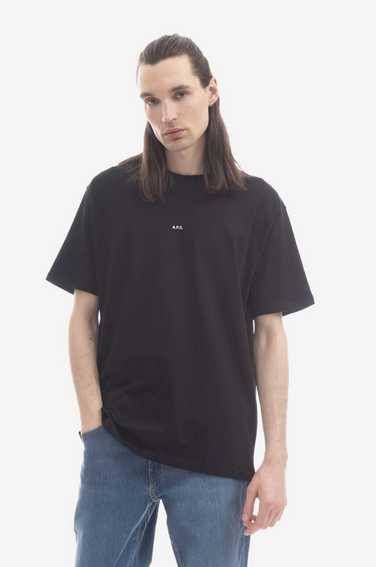 negru A.P.C. tricou din bumbac Kyle De bărbați