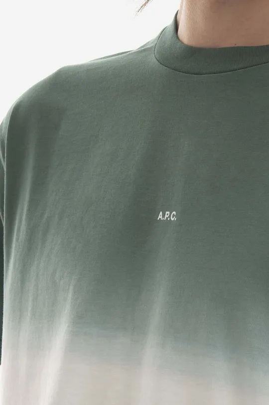 różowy A.P.C. t-shirt bawełniany Marius
