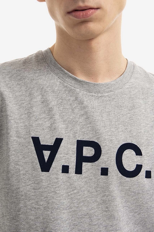 gri A.P.C. tricou din bumbac