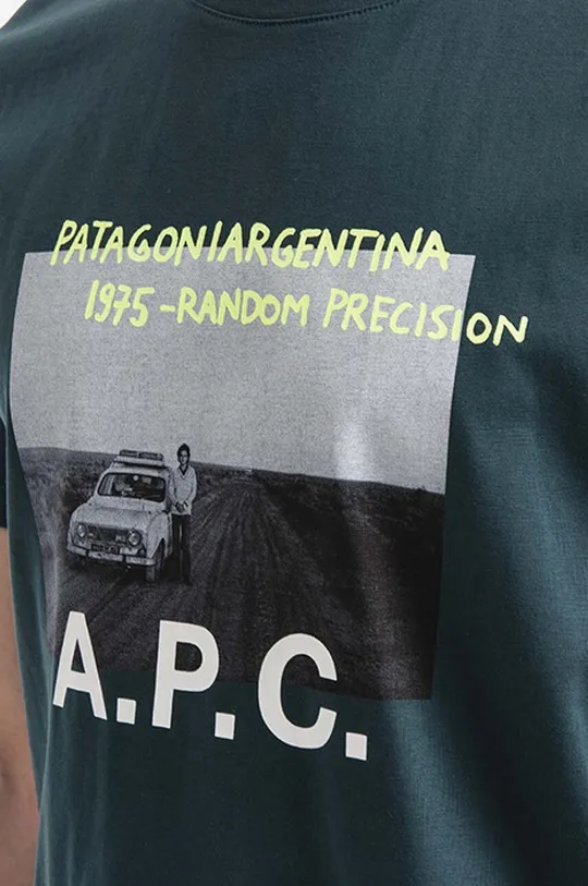green A.P.C. cotton T-shirt Stanley Graphic Tee