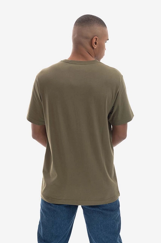 Bavlnené tričko Maharishi U.A.P. Embroidered T-shirt Organic Cotton Jerse 4093 OLIVE 100 % Organická bavlna