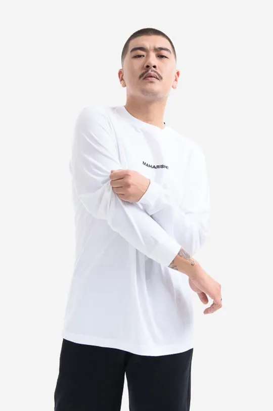 Bavlnené tričko s dlhým rukávom Maharishi Miltype Embroidery Longsleeve T-shirt Pánsky