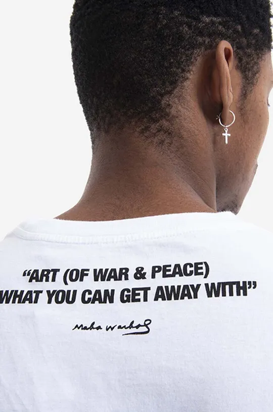 Хлопковая футболка Maharishi Warhol Peace T-Shirt Мужской