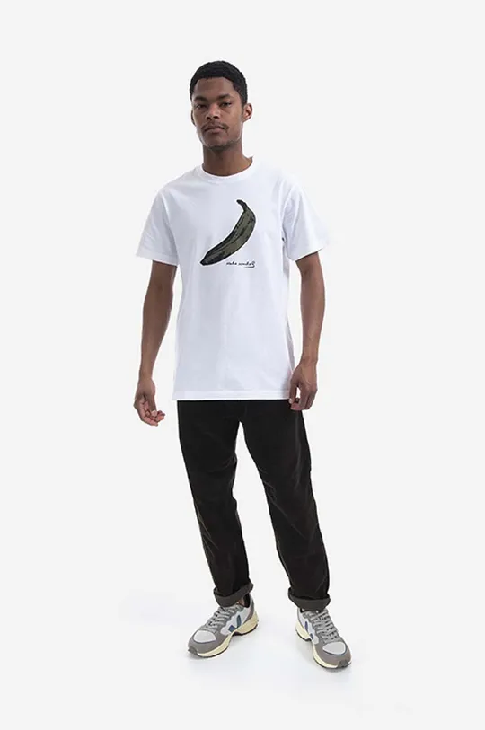 Памучна тениска Maharishi Ndy Warhol Banana Print бял
