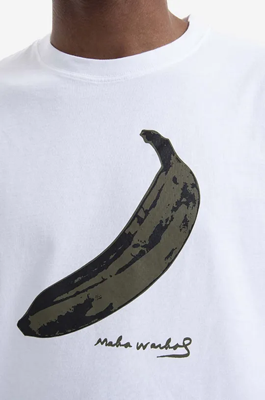 white Maharishi cotton T-shirt Ndy Warhol Banana Print