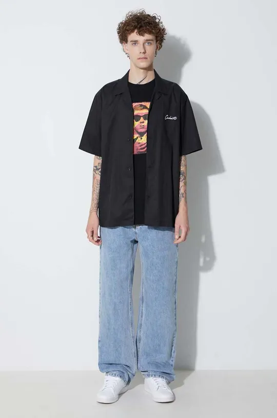 Памучна тениска Maharishi Warhol Polaroid Portrait T-Shirt OCJ черен