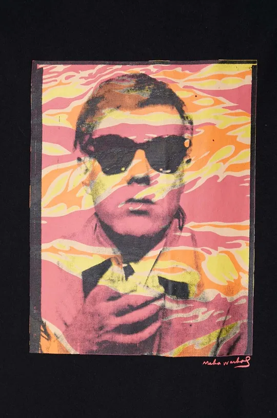 Maharishi tricou din bumbac Warhol Polaroid Portrait T-Shirt OCJ