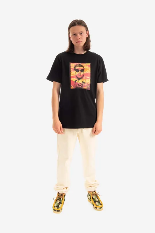 Bavlněné tričko Maharishi Warhol Polaroid Portrait T-Shirt OCJ černá