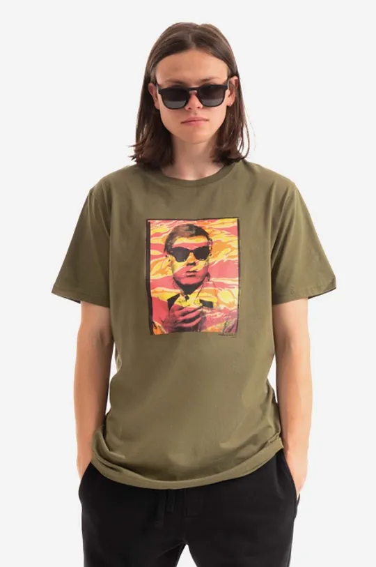 Maharishi tricou din bumbac Warhol Polaroid Portrait T-Shirt OCJ De bărbați