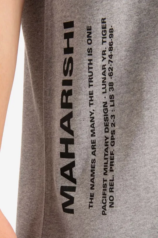 gray Maharishi cotton t-shirt