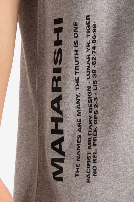 gray Maharishi cotton t-shirt