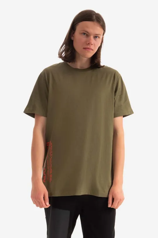 zelená Bavlněné tričko Maharishi Pánský