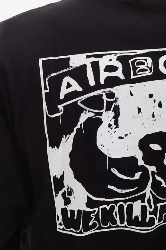 crna Pamučna majica dugih rukava Maharishi Andy Warhol Airborne L/S T-shirt